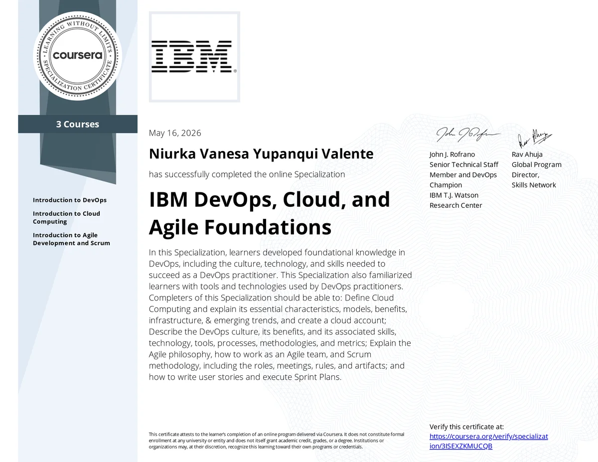 IBM DevOps, Cloud, and Agile Foundations
